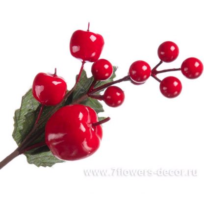 Ветка с ягодами искусств. 22см XY14-339A