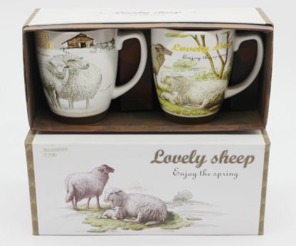 Кружки в подарочной упаковке коробке Lovely sheep (прелестная овечка) 098-1549 1551 003177