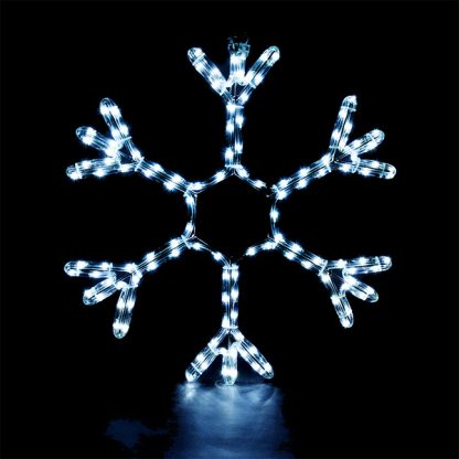 Фигура светодиодная "Снежинка" 120 холодных LED, 56см 55038