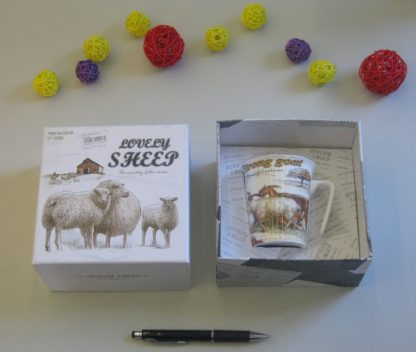 Кружка в подарочной упаковке коробке Lovely Sheep Прекрасная овечка 029-1548 003166