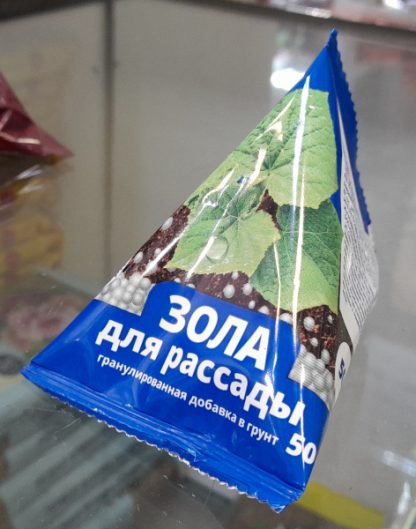 Зола для рассады 50 г (гранулированная добавка в грунт) (отдел земля, грунт, почвогрунт, удобрение)