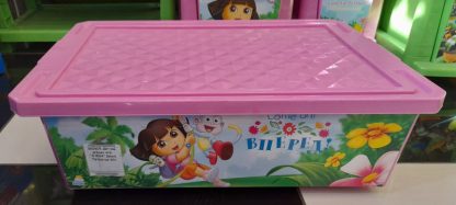 Детский ящик для хранения игрушек Х-BOX Даша Путешественница, 30 л, на колесиках, 0024DE