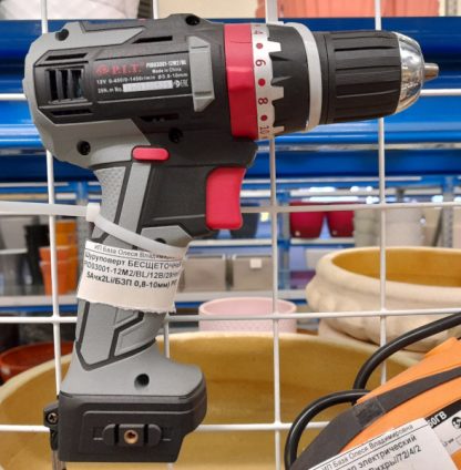 Шуруповерт бесщеточный PIT PID03001-12M2/BL/12B/28Hm/1,5Ачх2Li/БЗП 0,8-10мм)