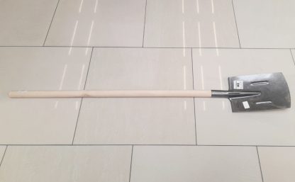 Лопата H2 штыковая, из рельсовой стали, усиленная, прямоугольная